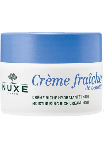 Creme Fraiche 48H Nemlendirici Yoğun Bakım Kremi (Kuru Ciltler) + Dezenfektan Hediyeli - %72 Alkol