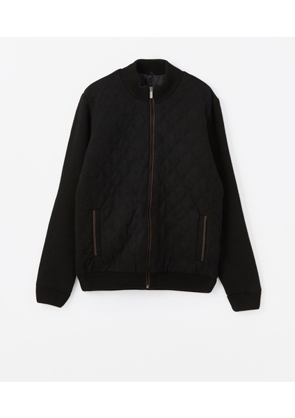 Yeni Sezon Standart Kalıp Dik Yaka Erkek Triko Mont indirimleri