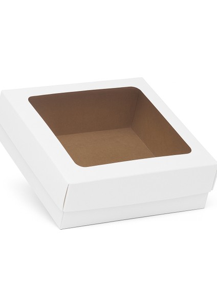 15X15X6 Kraft Asetatlı Kutu- Hediye Kutusu- E-Ticaret Kargo Kutusu-10 Adet