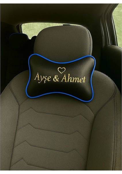 Isme Özel Baskılı Araba Yastığı - Kişiye Özel Oto Aksesuar
