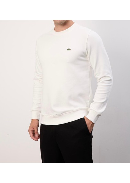 Basıc Bisiklet Yaka Ekru Regular Fit Uzun Kol fırsatları