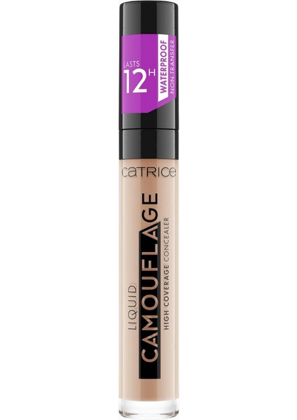Liquid Camouflage High Coverage Concealer Suya Dayanıklı, Vegan, 5 ml