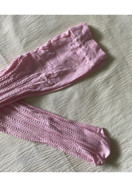 Kız Çocuk 80 Denye Mevsimlık Desenli Külotlu Çorap - Pembe Külotlu Çorap fiyatları