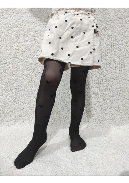 Siyah Kız Çocuk Bowtie Külotlu Çorap - Sweety Külotlu Çorap fiyatları