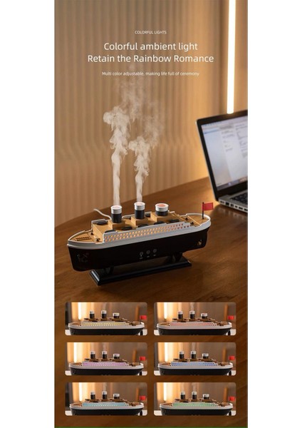 Titanic Aromaterapi Hava Nemlendirici Kuruluğu Önlemek Için Verimli Gemi Dizaynlı Difüzör fiyatları