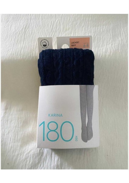 Lacivert Rengi Triko Burun Dayanıklı Desenli Külotlu Çocuk Çorabı - ( Kalın Karına Külotlu Çorap ) modelleri