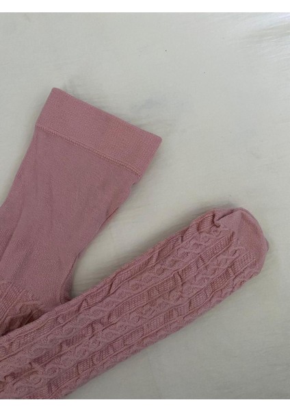 Açık Pembe Rengi Kız Çocuk Pamuklu Desenli Karina 180 Den Külotlu Çorap ( Kids Kilotlu Çorap ) fiyatları