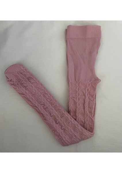 Açık Pembe Rengi Kız Çocuk Pamuklu Desenli Karina 180 Den Külotlu Çorap ( Kids Kilotlu Çorap ) fırsatları