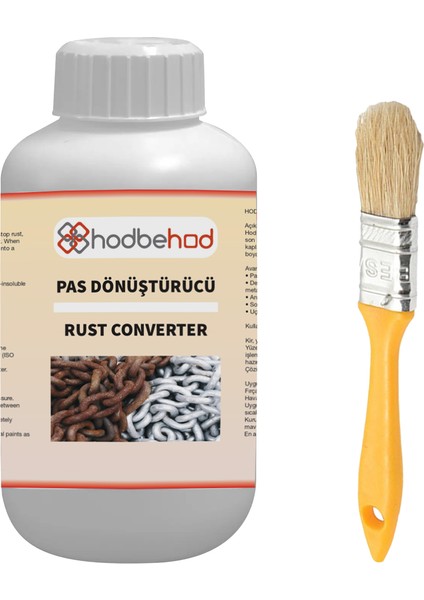 Pas Dönüştürücü ve Metal Yüzey Koruyucu Astar - 250 ml