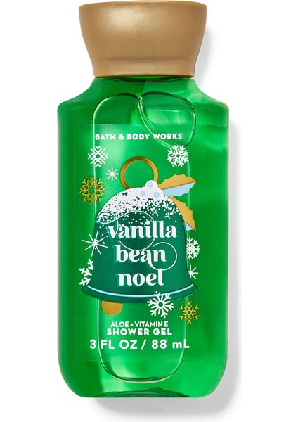 Vanilla Bean Noel Seyahat Boy Duş Jeli