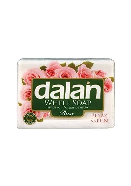 Dalan Saf Sabun Güllü Beyaz Kalıp 150X4=600 gr