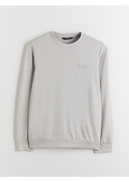 Yeni Sezon Bisiklet Yaka Erkek Sweatshirt indirimleri