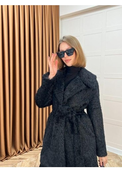 5523 Stilife Tüylü Yakalı Kaban modelleri