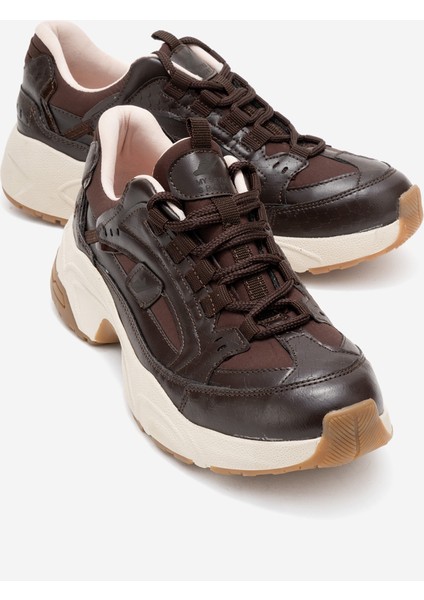 Letty Kahverengi Baskı Scuba Kadın Spor Ayakkabı
