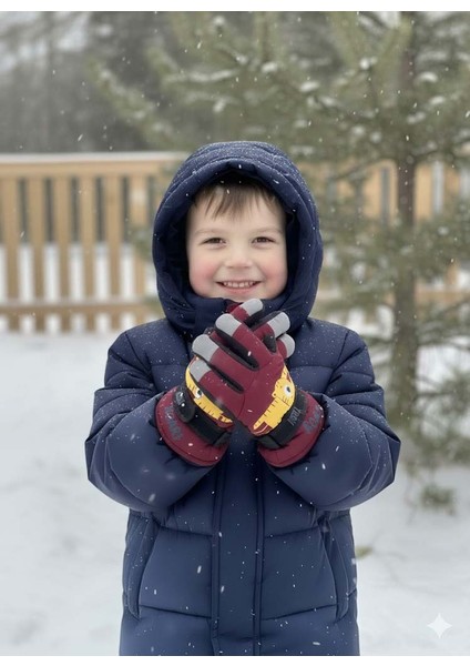 Kitti 421-13 4-7 Yaş Kar Kayak Eldiveni