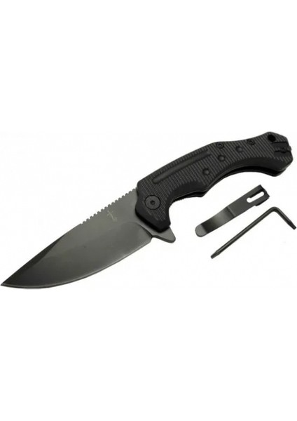 Eco Lounge Zero Error 7-12 Black Çakı 22 cm Manuel, Kemerlikli