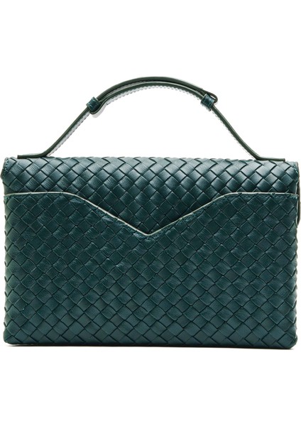 Lock Koyu Yeşil Hakiki Deri Kadın Çanta fırsatları