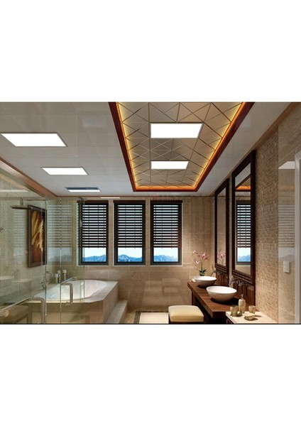 30X30 25 Watt Clipin Asma Tavan Panel LED Klipin Armatür Beyaz-Günışığı fırsatları