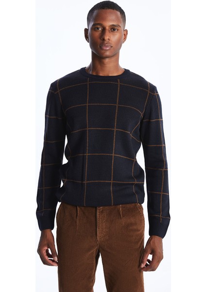 Yeni Sezon Bisiklet Yaka Erkek Triko Kazak