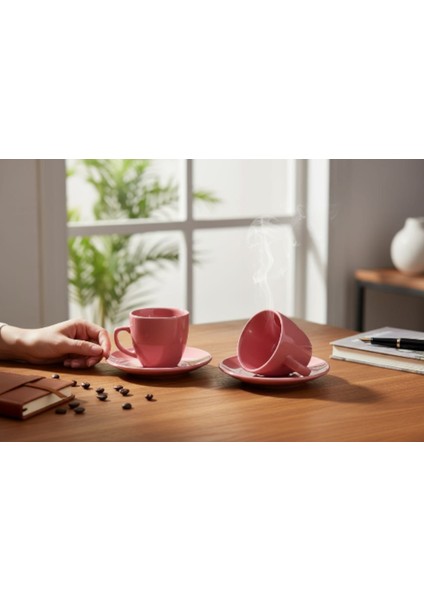 2’li Porselen Türk Kahvesi, Kahve Fincan Takımı – Şık, Zarif ve Dayanıklı Tasarım