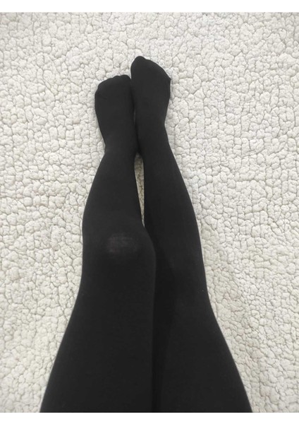 Siyah Kız Çocuk Pamuklu Cotton Kalın Külotlu Çorap modelleri