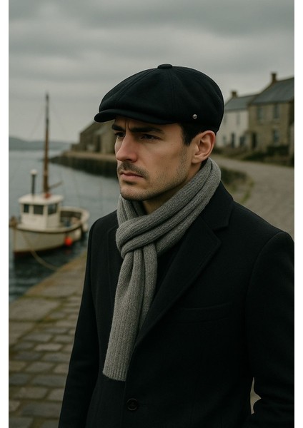 Kışlık Ingiliz Kasket Erkek Şapka