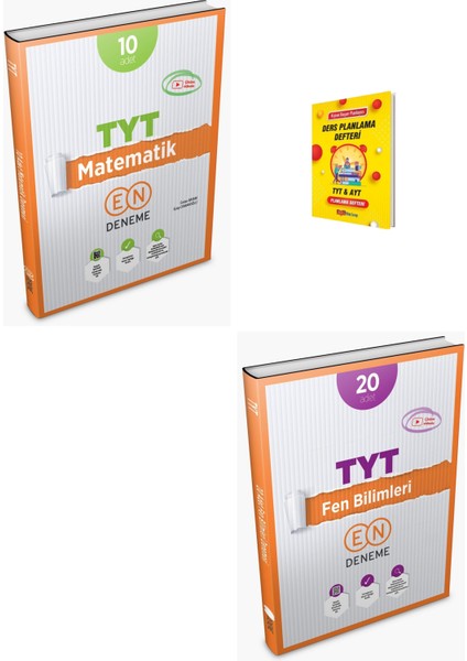 En Deneme Tyt Matematik ve Fen Bilimleri Deneme + Planlama Defteri