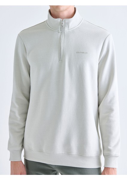 Yeni Sezon Dik Yaka Erkek Sweatshirt modelleri