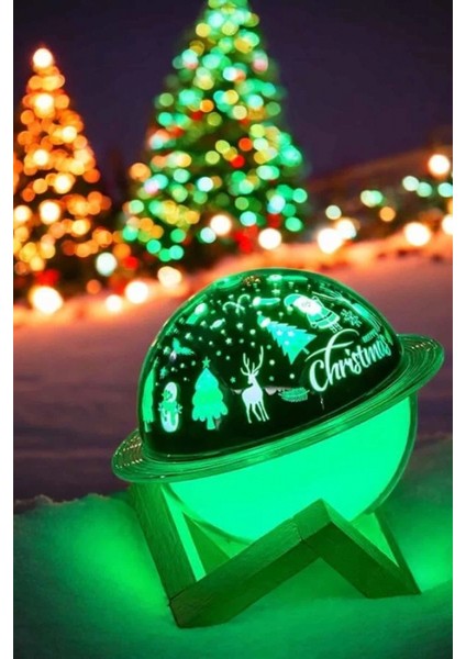 Hava Nemlendirici Masa ve Gece Lambası USB Projeksiyon Aromaterapi fırsatları