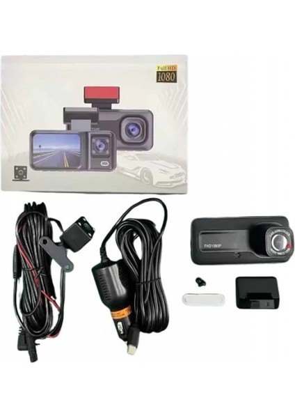 2 Inç Araç Içi Kameralı Ekran 1080P Full Hd Kaliteli Hafıza Kart Destekli fırsatları