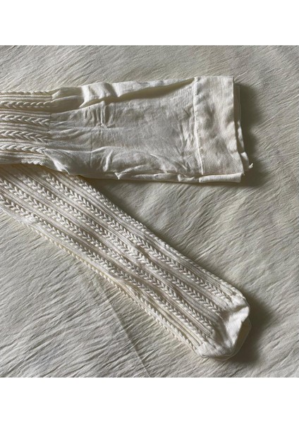 Kız Çocuk 80 Denye Mevsimlık Desenli Külotlu Çorap - Vanilya Külotlu Çorap fiyatları