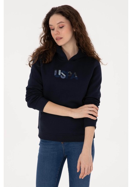 GIZMOSK25 Lacivert Kadın Sweatshirt 2225803 modelleri