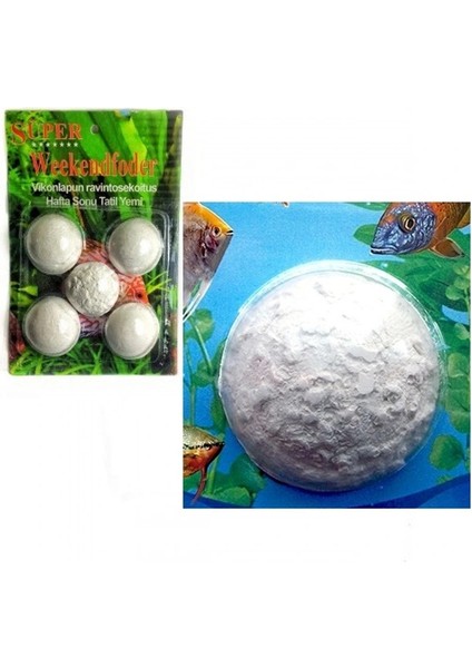 Haftasonu Tatil Yemi - Akvaryum Balıkları Için 5li Set