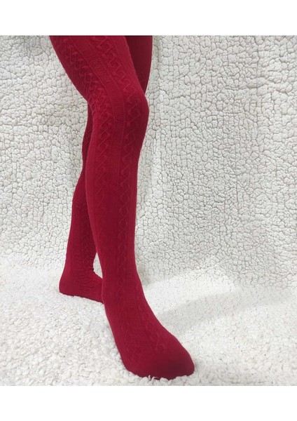 Triko Kumaş Karina Kız Çocuk Kırmızı Külotlu Çorap fiyatları