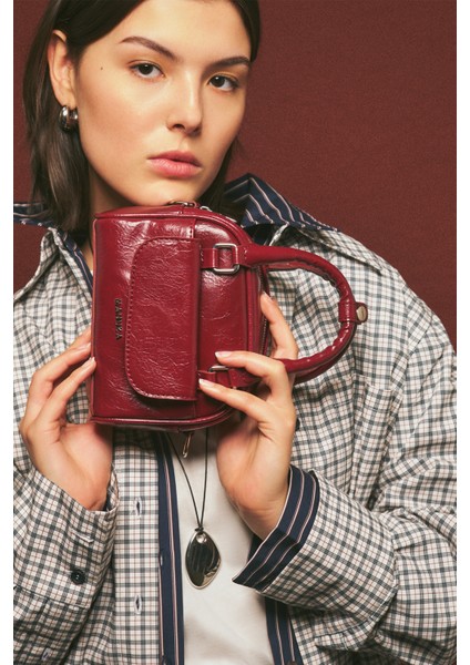 Gıa Mını Çanta Bordo