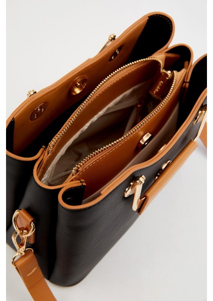 Siyah Kadın Omuz Çantası 930534 fırsatları