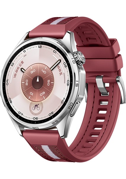 Huawei Watch Gt6 Pro/gt6/gt5 Pro/gt4/gt3 Pro/gt3 46MM Uyumlu 22MM Dokuma Silikon Kordon Kayış