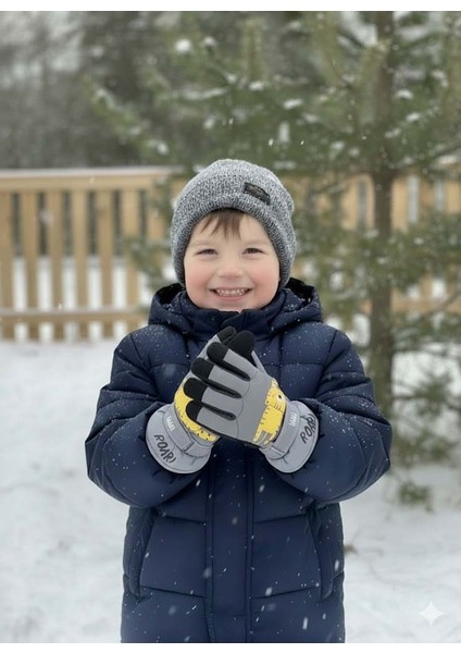 Kitti 421-13 4-7 Yaş Kar Kayak Eldiveni