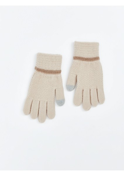 Yeni Sezon Nakışlı Triko Kadın Eldiven