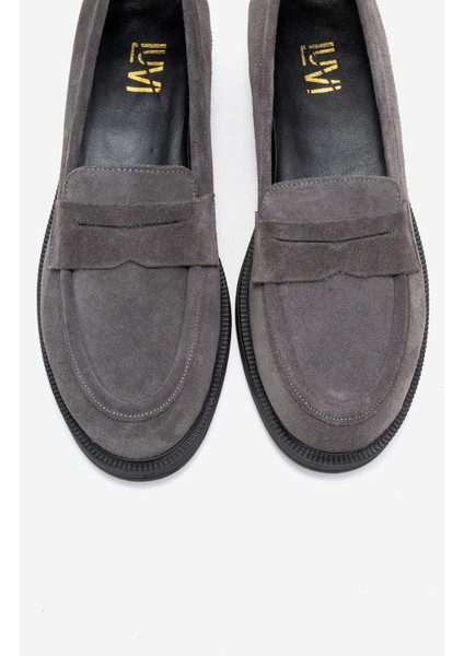 Pline Füme Süet Hakiki Deri Kadın Loafer Ayakkabı fiyatları