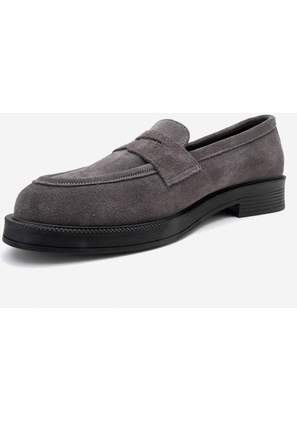 Pline Füme Süet Hakiki Deri Kadın Loafer Ayakkabı fırsatları