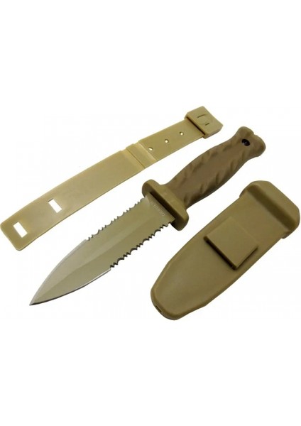 Eco Lounge Gerber Knives S30V Haki Av Bıçağı 22CM - Testere Detaylı, Kılıflı