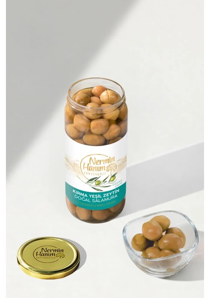 Edremit Yeşil Kırma Zeytin (300GR)