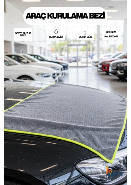 2 Adet 50X70 380 Gsm Araç Kurulama Bezi Tank Bezi fiyatları