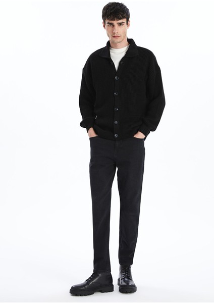 Yeni Sezon Standart Kalıp Ceket Yaka Erkek Triko Hırka fiyatları