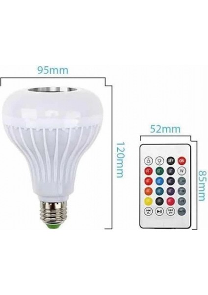 Bluetooth Hoparlör Akıllı Rgb LED Işık Renk Değiştirme Ses Bombası Ampül Görünümlü fırsatları