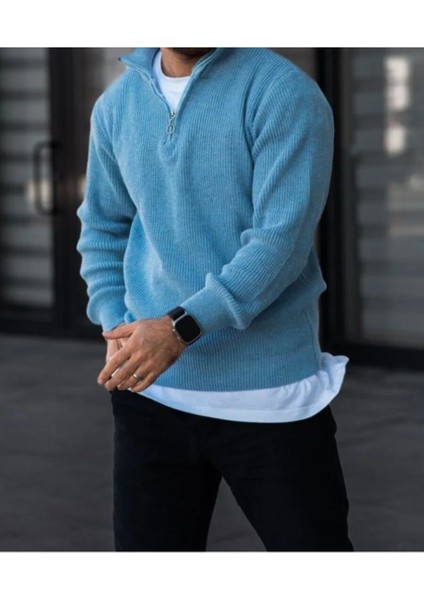 %100 Pamuk Premium Kalite Yarım Fermuarlı Triko fiyatları