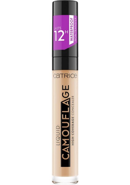 Liquid Camouflage High Coverage Concealer Suya Dayanıklı, Vegan, 5 ml