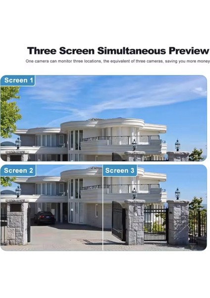 3 Kameralı 4g Sim Kart ile ve 12 Volt Adaptör ile Çalışan 9mp Telefona Kurulan Güvenlik Kamerası fırsatları