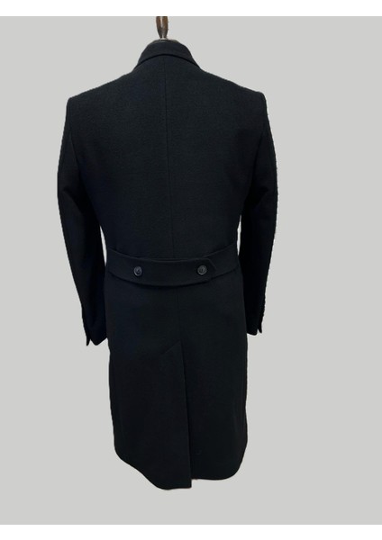 Siyah Kruvaze Kışlık Erkek Kaban fiyatları